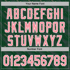 Custom Stitched Green Medium Pink-White 3D Pattern Design Slant Lines Sports Pullover Sweatshirt Hoodie