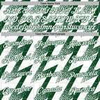 Custom Stitched White Green 3D Pattern Design Zigzag Shape Sports Pullover Sweatshirt Hoodie