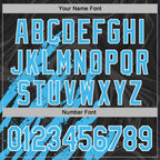 Custom Stitched Black Sky Blue-White 3D Pattern Design Splash Sports Pullover Sweatshirt Hoodie