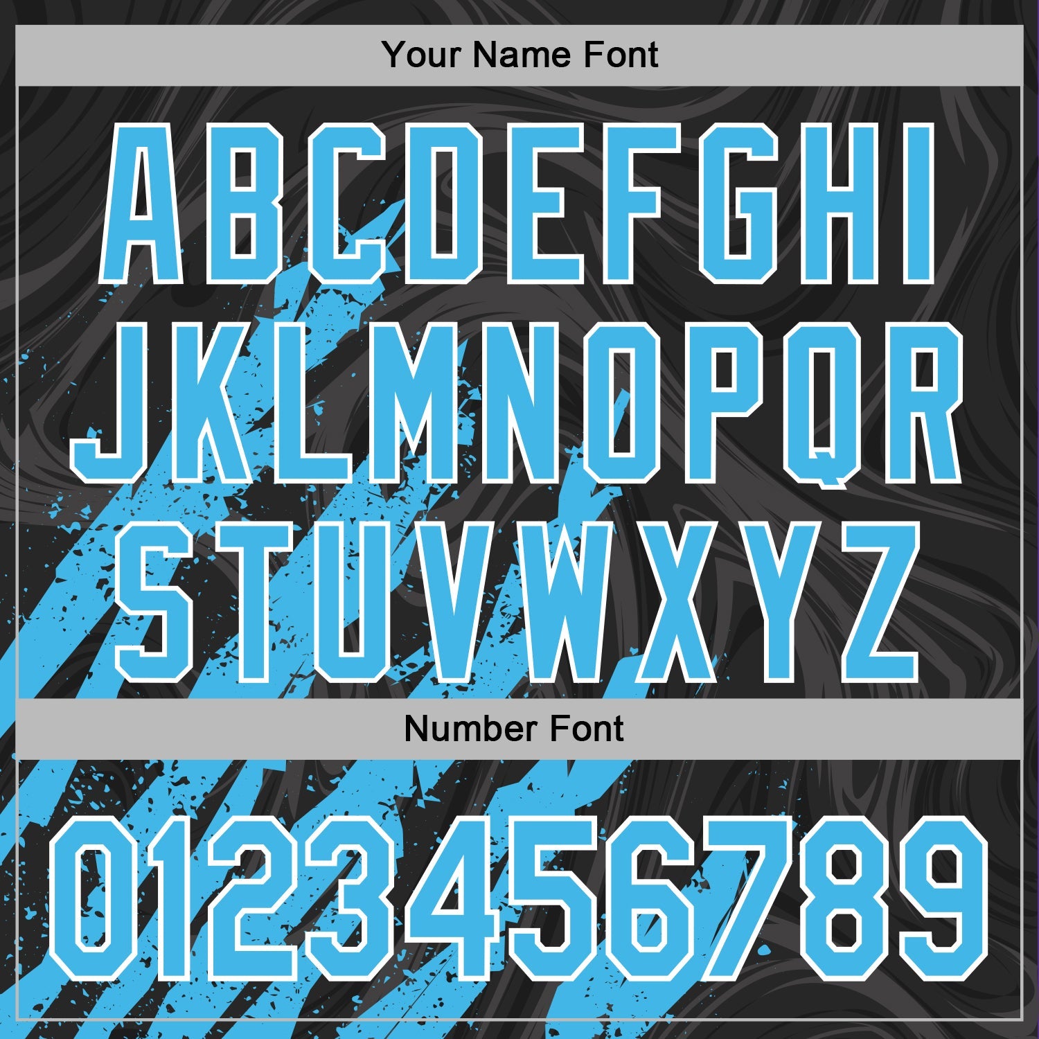 Custom Stitched Black Sky Blue-White 3D Pattern Design Splash Sports Pullover Sweatshirt Hoodie