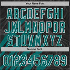 Custom Stitched Black Teal-White 3D Pattern Design Splash Sports Pullover Sweatshirt Hoodie