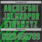 Custom Stitched Black Grass Green-White 3D Pattern Design Splash Sports Pullover Sweatshirt Hoodie