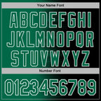 Custom Stitched Black Kelly Green-White 3D Pattern Design Gradient Line Sports Pullover Sweatshirt Hoodie