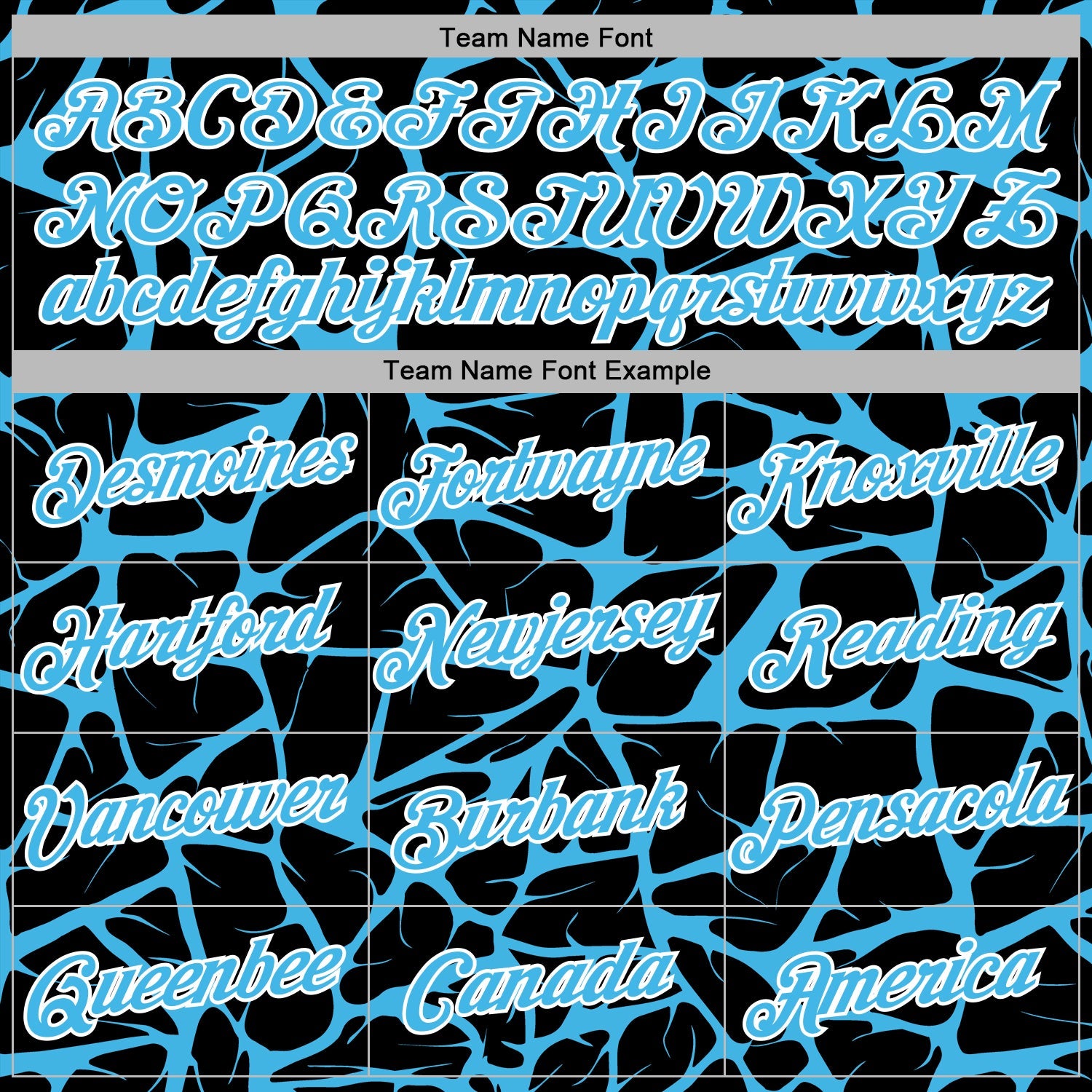 Custom Stitched Black Sky Blue-White 3D Pattern Design Abstract Network Sports Pullover Sweatshirt Hoodie