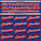 Custom Stitched Royal Red-White 3D Pattern Design Abstract Network Sports Pullover Sweatshirt Hoodie