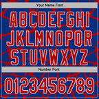 Custom Stitched Royal Red-White 3D Pattern Design Abstract Network Sports Pullover Sweatshirt Hoodie