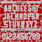 Custom Stitched Red Gray-White 3D Pattern Design Abstract Network Sports Pullover Sweatshirt Hoodie