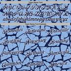 Custom Stitched Light Blue Navy-White 3D Pattern Design Abstract Network Sports Pullover Sweatshirt Hoodie