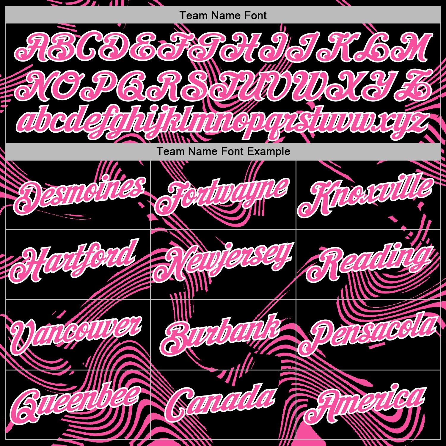 Custom Stitched Black Pink-White 3D Pattern Design Curve Lines Sports Pullover Sweatshirt Hoodie