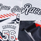 Custom Stitched Black Grass Green-White 3D Pattern Design Curve Lines Sports Pullover Sweatshirt Hoodie