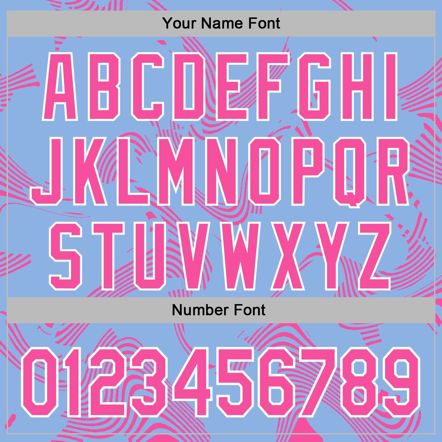 Custom Stitched Light Blue Pink-White 3D Pattern Design Curve Lines Sports Pullover Sweatshirt Hoodie