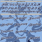 Custom Stitched Light Blue Navy-White 3D Pattern Design Curve Lines Sports Pullover Sweatshirt Hoodie