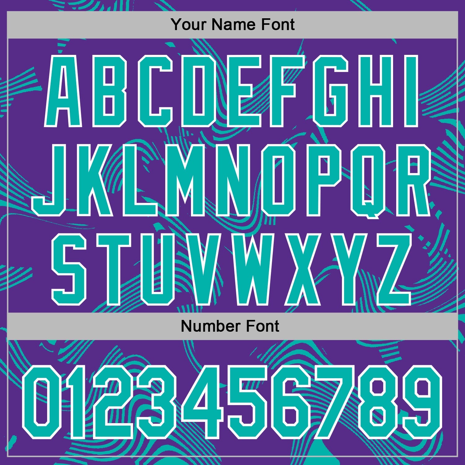 Custom Stitched Purple Aqua-White 3D Pattern Design Curve Lines Sports Pullover Sweatshirt Hoodie