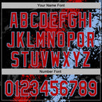 Custom Stitched Black Red-White 3D Pattern Design Splash Sports Pullover Sweatshirt Hoodie