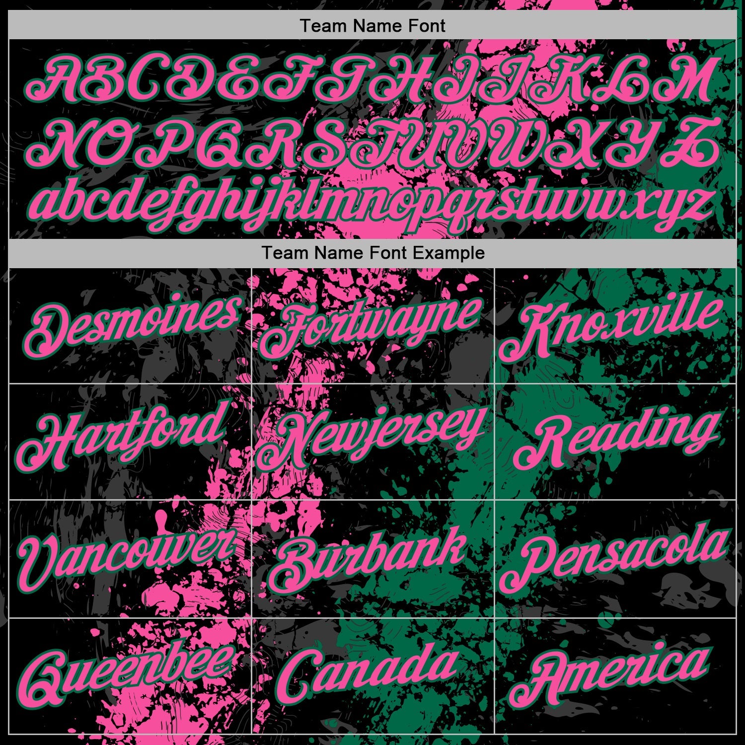 Custom Stitched Black Pink-Kelly Green 3D Pattern Design Splash Sports Pullover Sweatshirt Hoodie