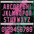 Custom Stitched Black Pink-Kelly Green 3D Pattern Design Splash Sports Pullover Sweatshirt Hoodie