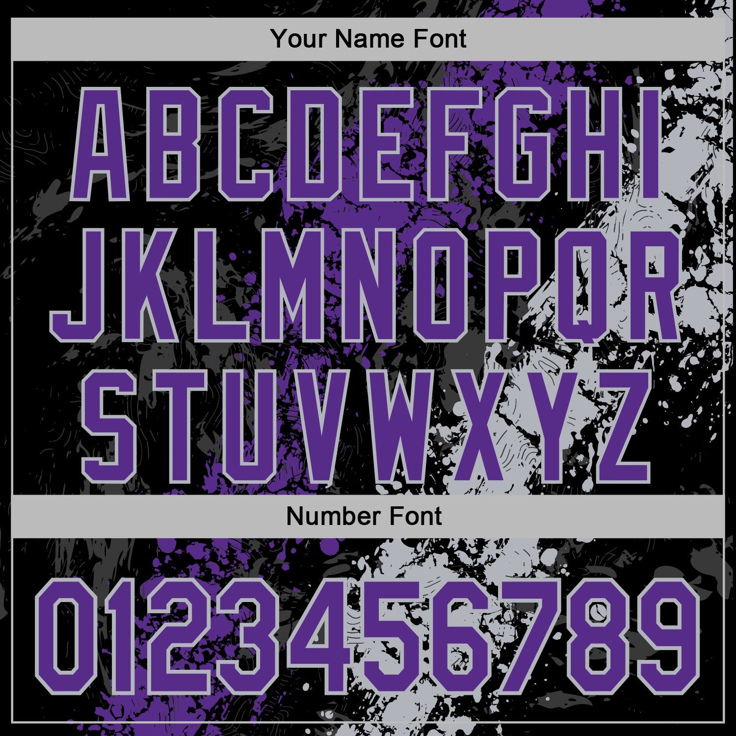 Custom Stitched Black Purple-Gray 3D Pattern Design Splash Sports Pullover Sweatshirt Hoodie