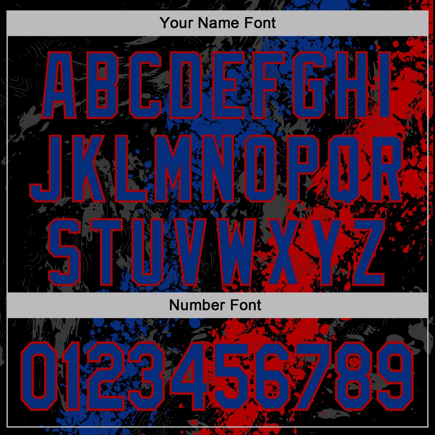 Custom Stitched Black Royal-Red 3D Pattern Design Splash Sports Pullover Sweatshirt Hoodie