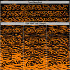 Custom Stitched Black Bay Orange 3D Pattern Design Line Sports Pullover Sweatshirt Hoodie