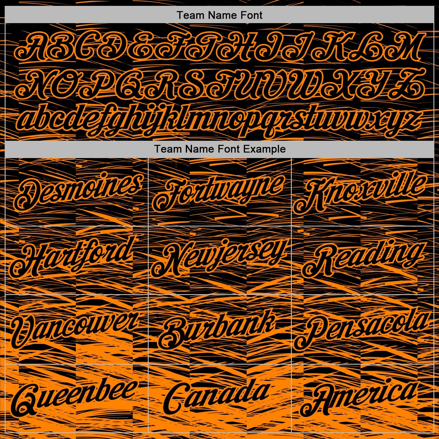 Custom Stitched Black Bay Orange 3D Pattern Design Line Sports Pullover Sweatshirt Hoodie