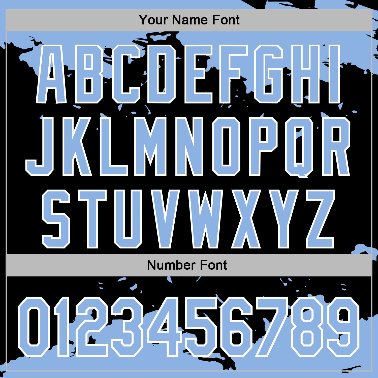 Custom Stitched Black Light Blue-White 3D Pattern Design Fragment Sports Pullover Sweatshirt Hoodie