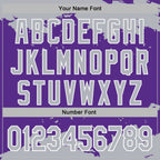 Custom Stitched Purple Gray-White 3D Pattern Design Fragment Sports Pullover Sweatshirt Hoodie