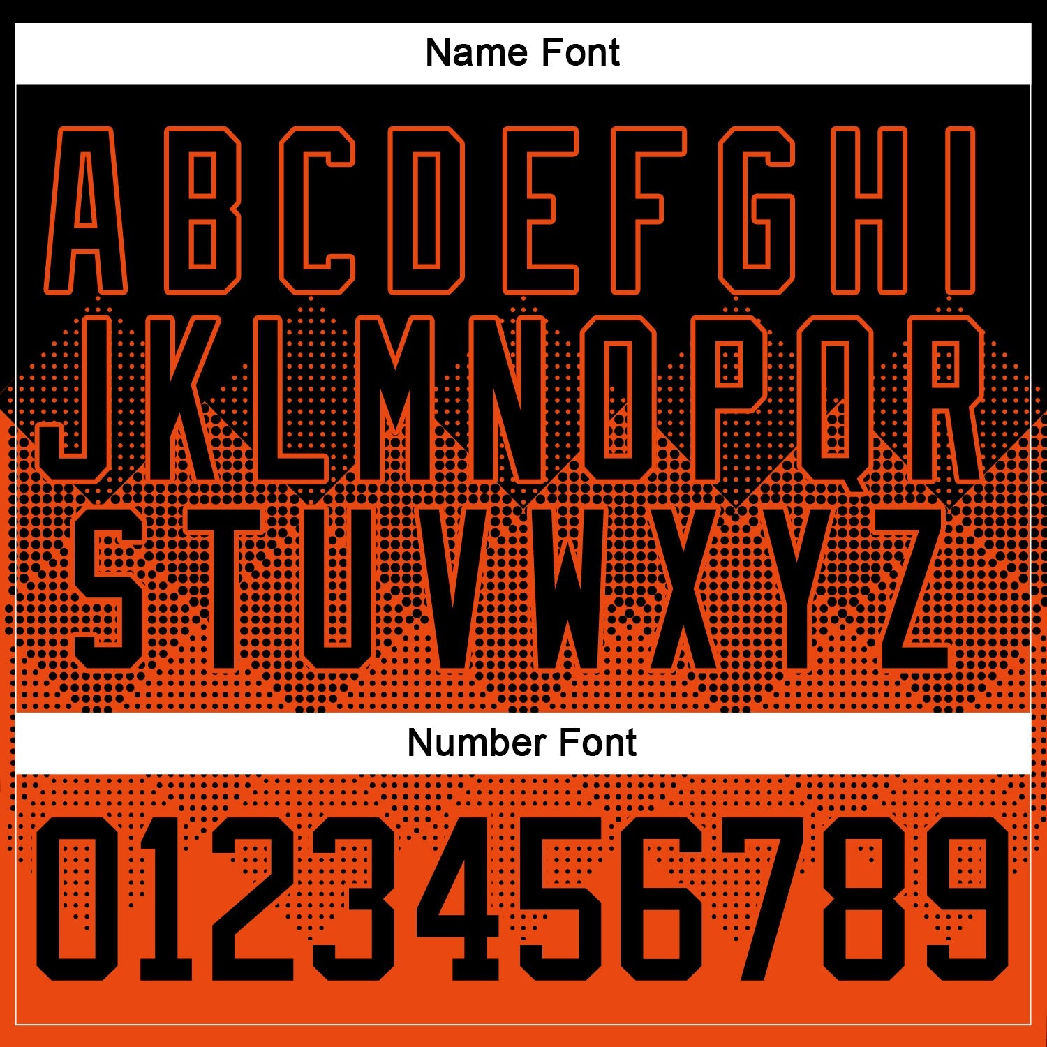 Custom Black Orange-White 3D Pattern Gradient Square Shapes Hockey Lace Neck Jersey