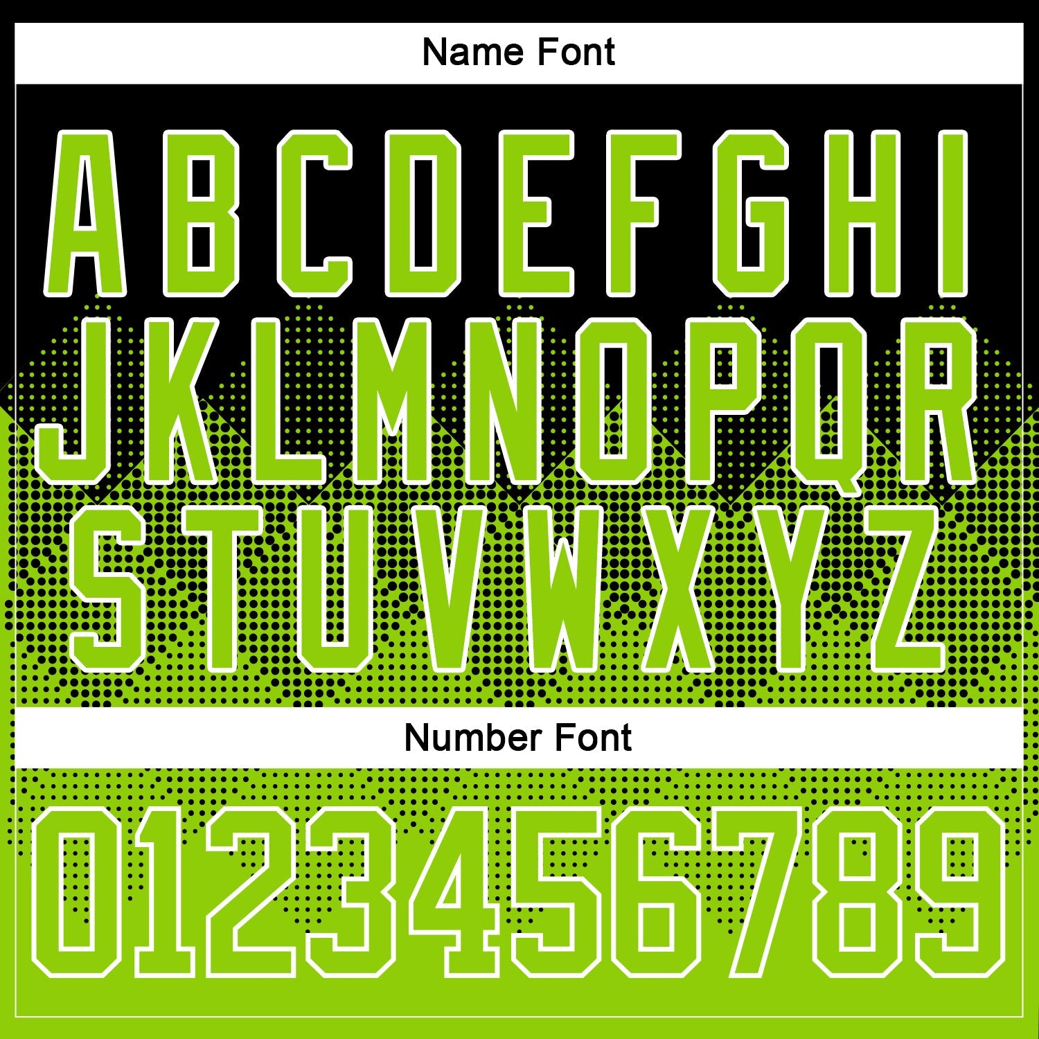 Custom Black Neon Green-White 3D Pattern Gradient Square Shapes Hockey Lace Neck Jersey