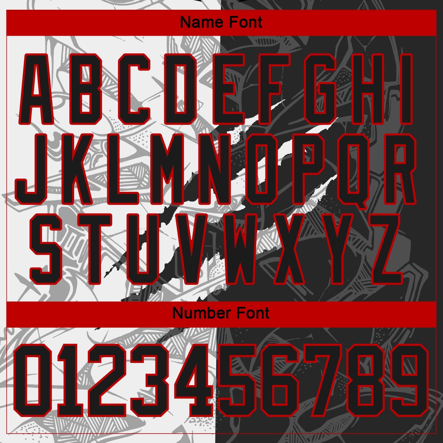 Custom Black White-Red 3D Pattern Gradient Fashion Scratch Hockey Lace Neck Jersey