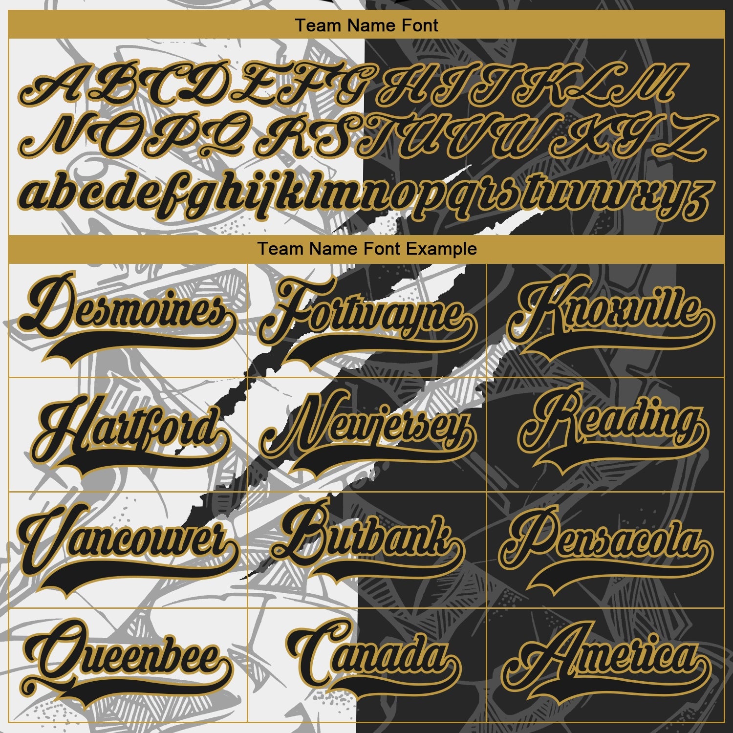 Custom Black White-Old Gold 3D Pattern Gradient Fashion Scratch Hockey Lace Neck Jersey