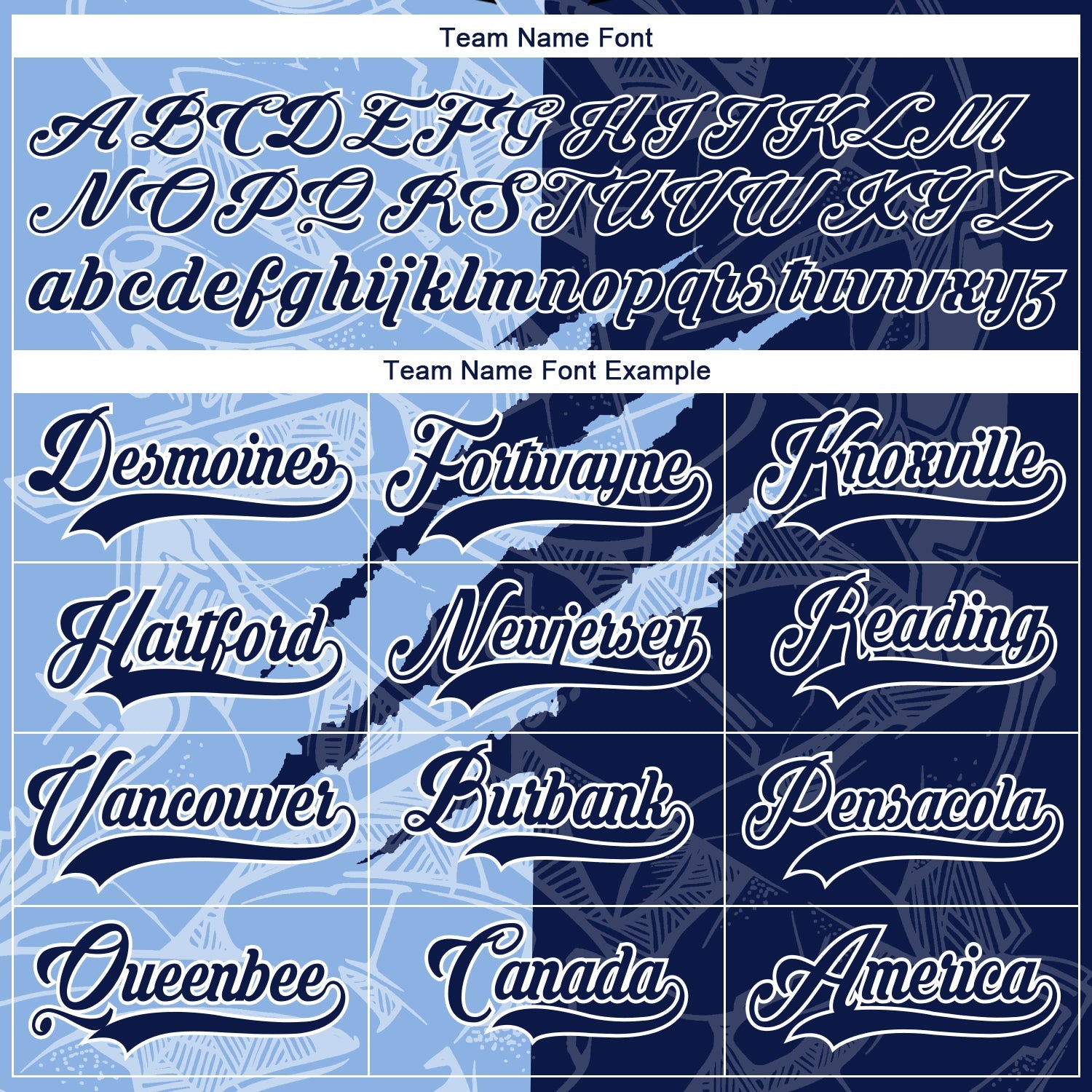 Custom Navy Light Blue-White 3D Pattern Gradient Fashion Scratch Hockey Lace Neck Jersey