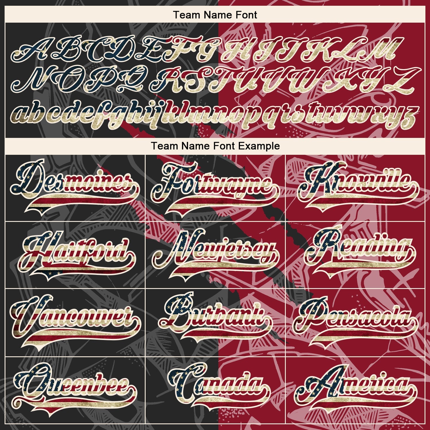 Custom Black Vintage USA Flag Crimson-Cream 3D Pattern Gradient Fashion Scratch Hockey Lace Neck Jersey