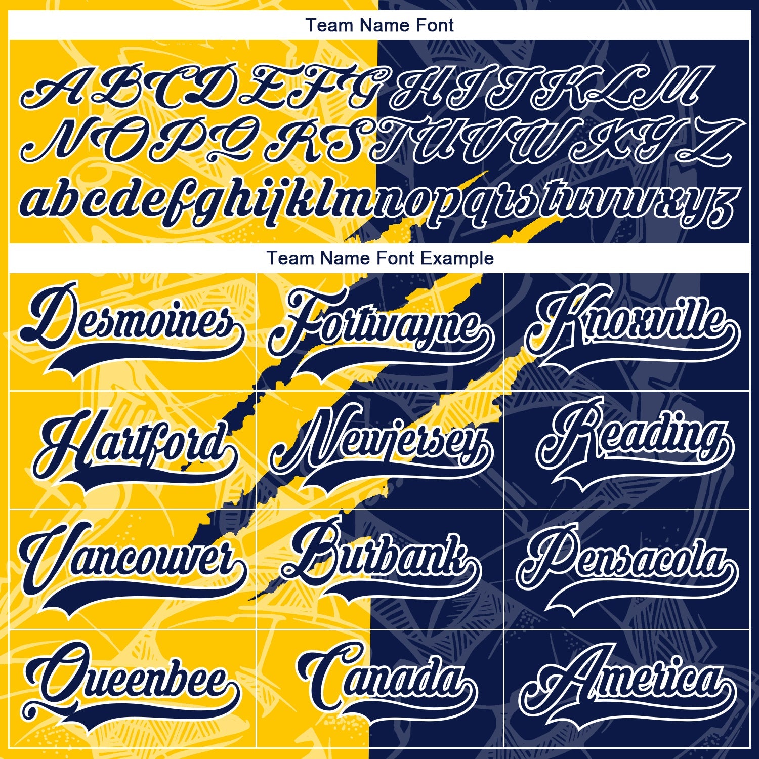 Custom Navy Yellow-White 3D Pattern Gradient Fashion Scratch Hockey Lace Neck Jersey