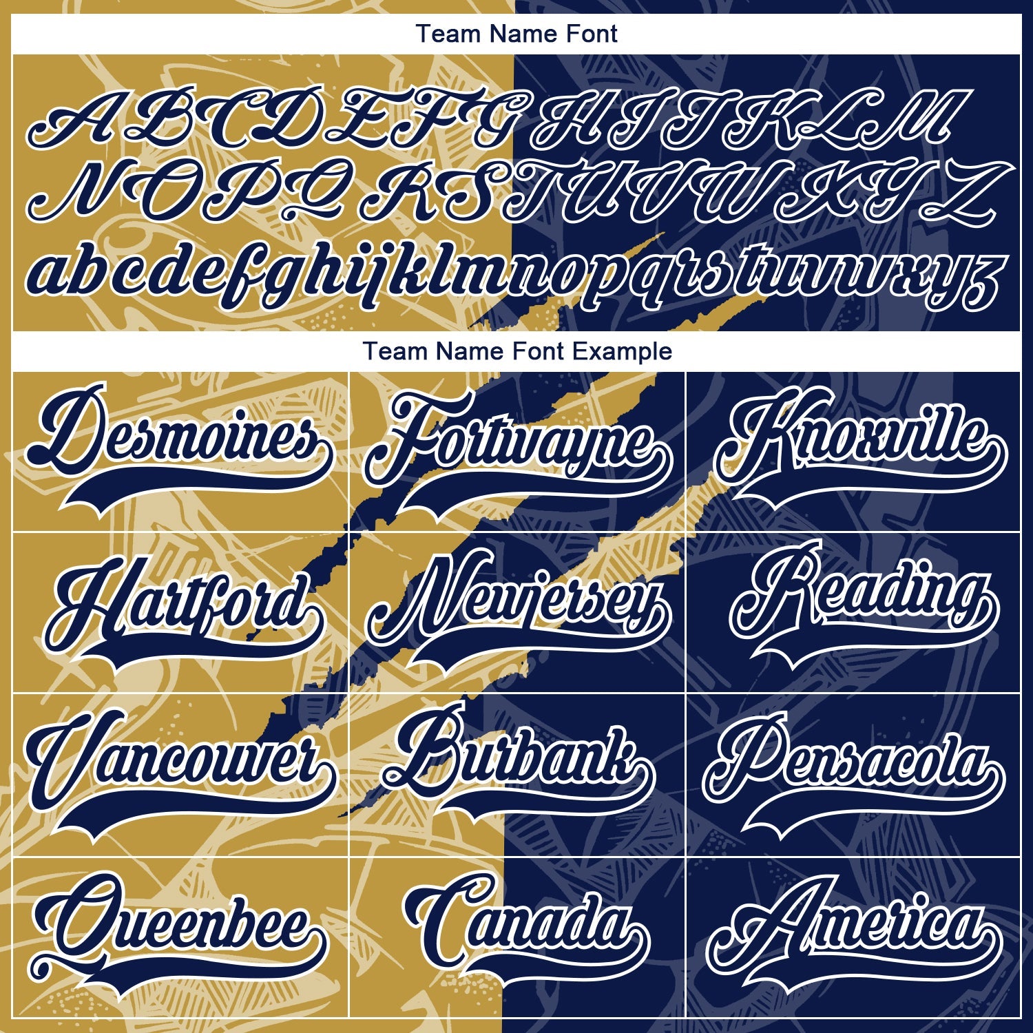 Custom Navy Old Gold-White 3D Pattern Gradient Fashion Scratch Hockey Lace Neck Jersey