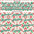 Custom Stitched City Cream Kelly Green-White 3D Christmas Sports Pullover Sweatshirt Hoodie