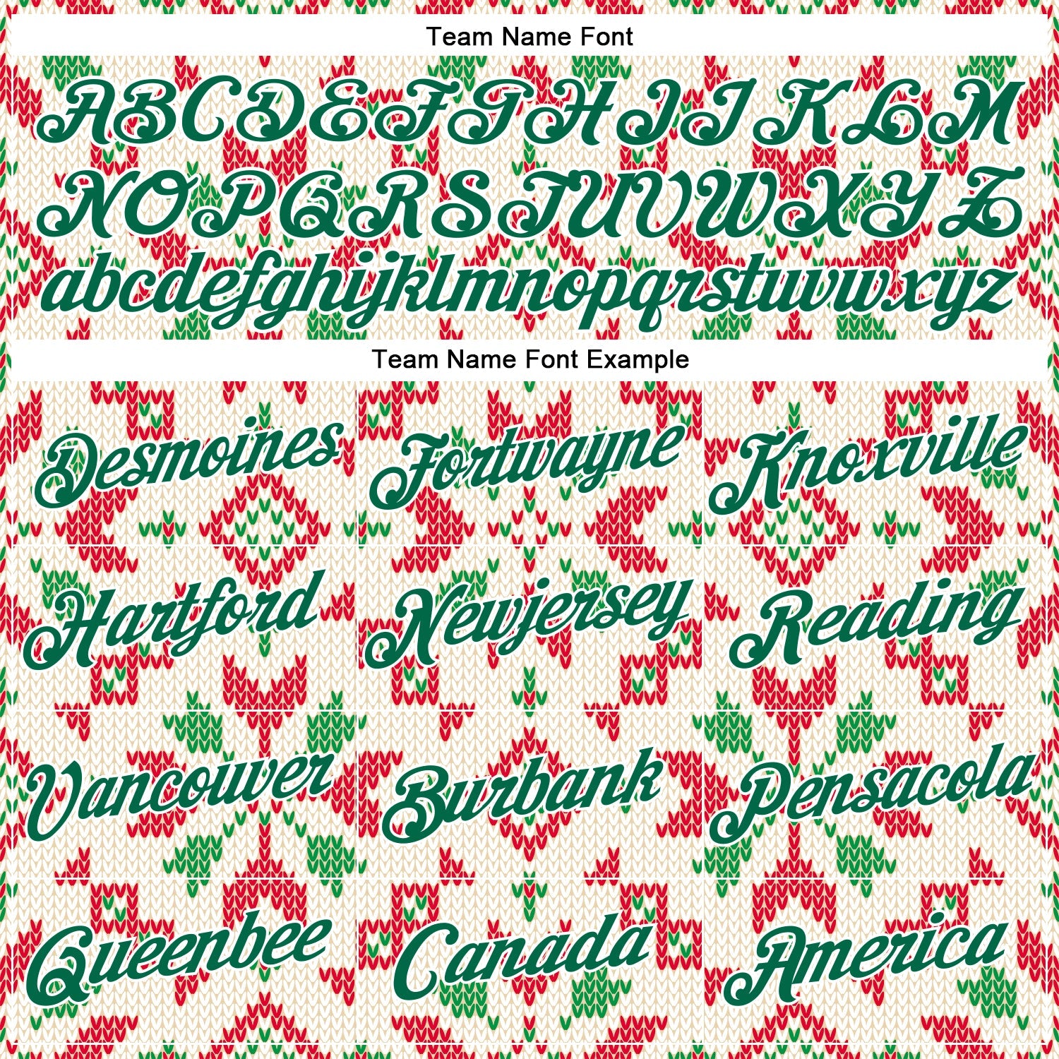 Custom Stitched City Cream Kelly Green-White 3D Christmas Sports Pullover Sweatshirt Hoodie