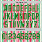 Custom Stitched White Grass Green-Red 3D Christmas Stripe Sports Pullover Sweatshirt Hoodie