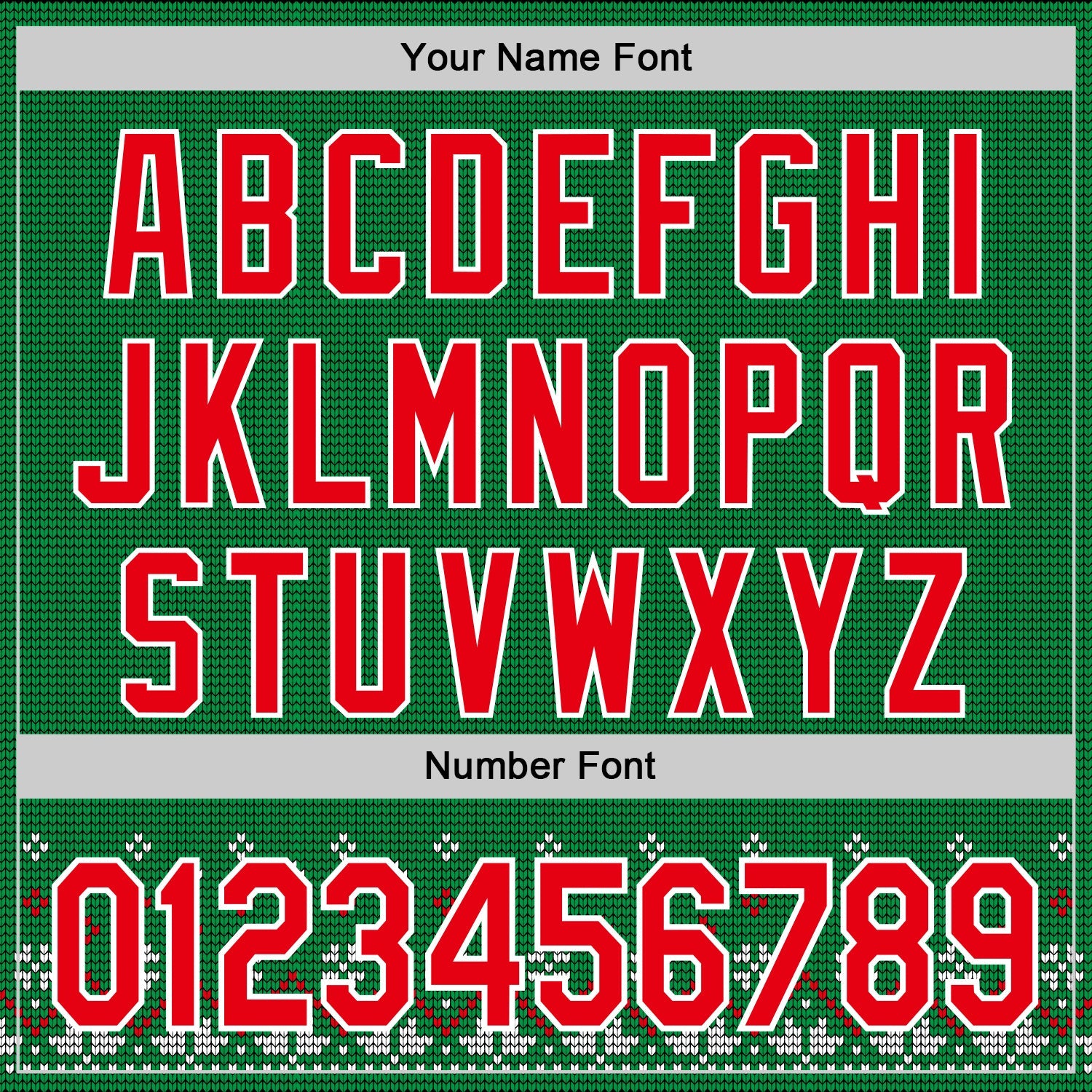 Custom Stitched Green Red-White 3D Christmas Sports Pullover Sweatshirt Hoodie