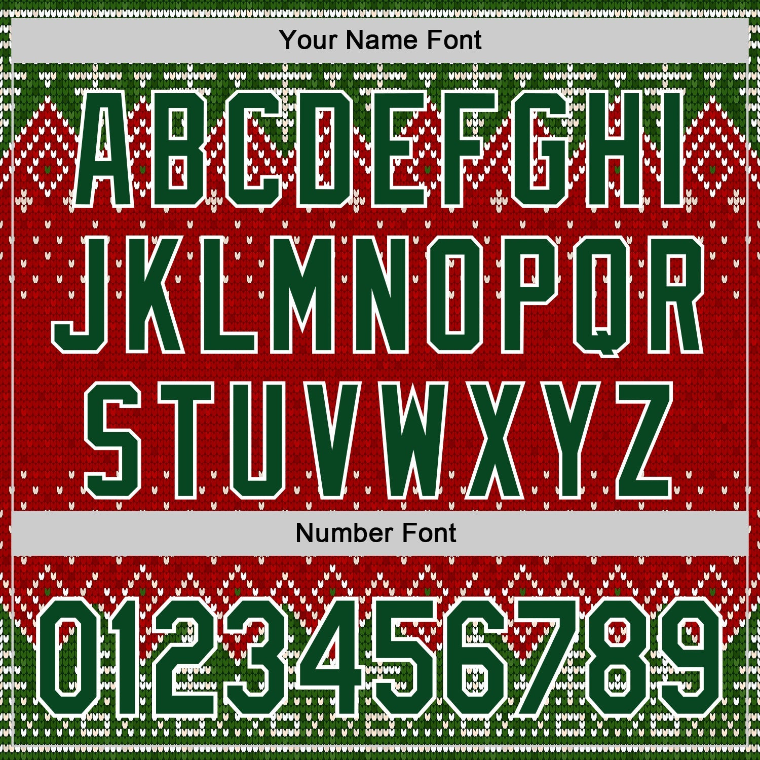 Custom Stitched Red Green-White 3D Christmas Ugly Sweater Sports Pullover Sweatshirt Hoodie