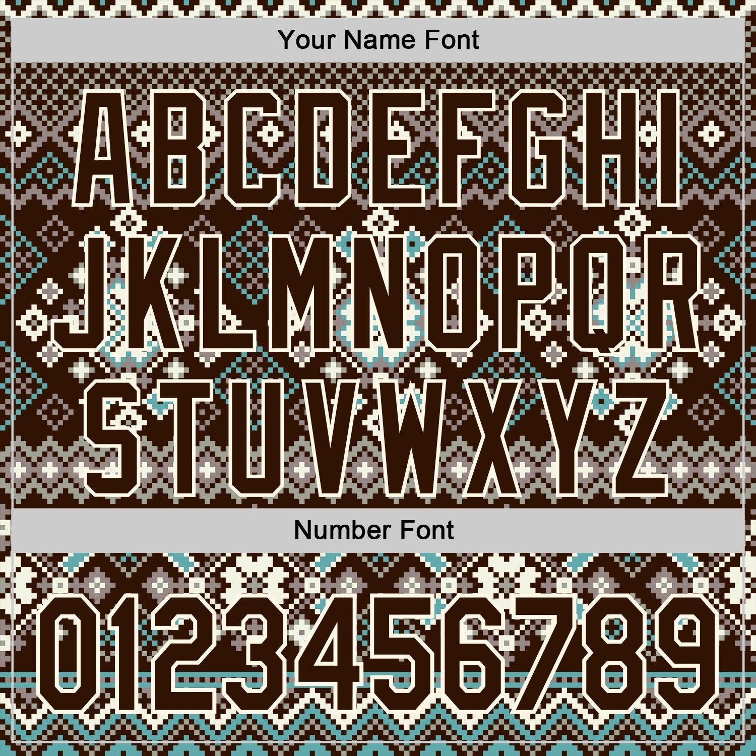 Custom Stitched Brown Brown-Cream 3D Christmas Ugly Sweater Sports Pullover Sweatshirt Hoodie