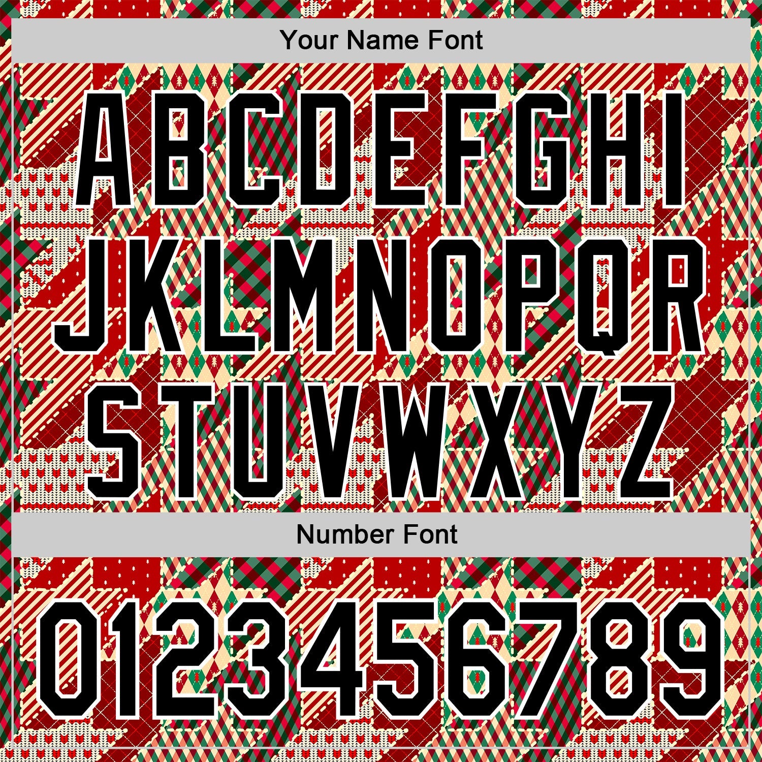 Custom Stitched Red Black-White 3D Christmas Houndstooth Sports Pullover Sweatshirt Hoodie