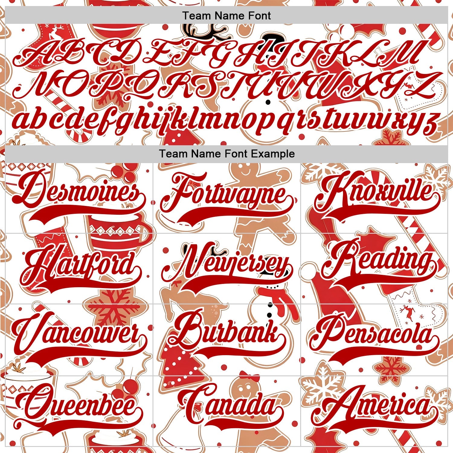 Custom White Red-White 3D Christmas Hockey Lace Neck Jersey