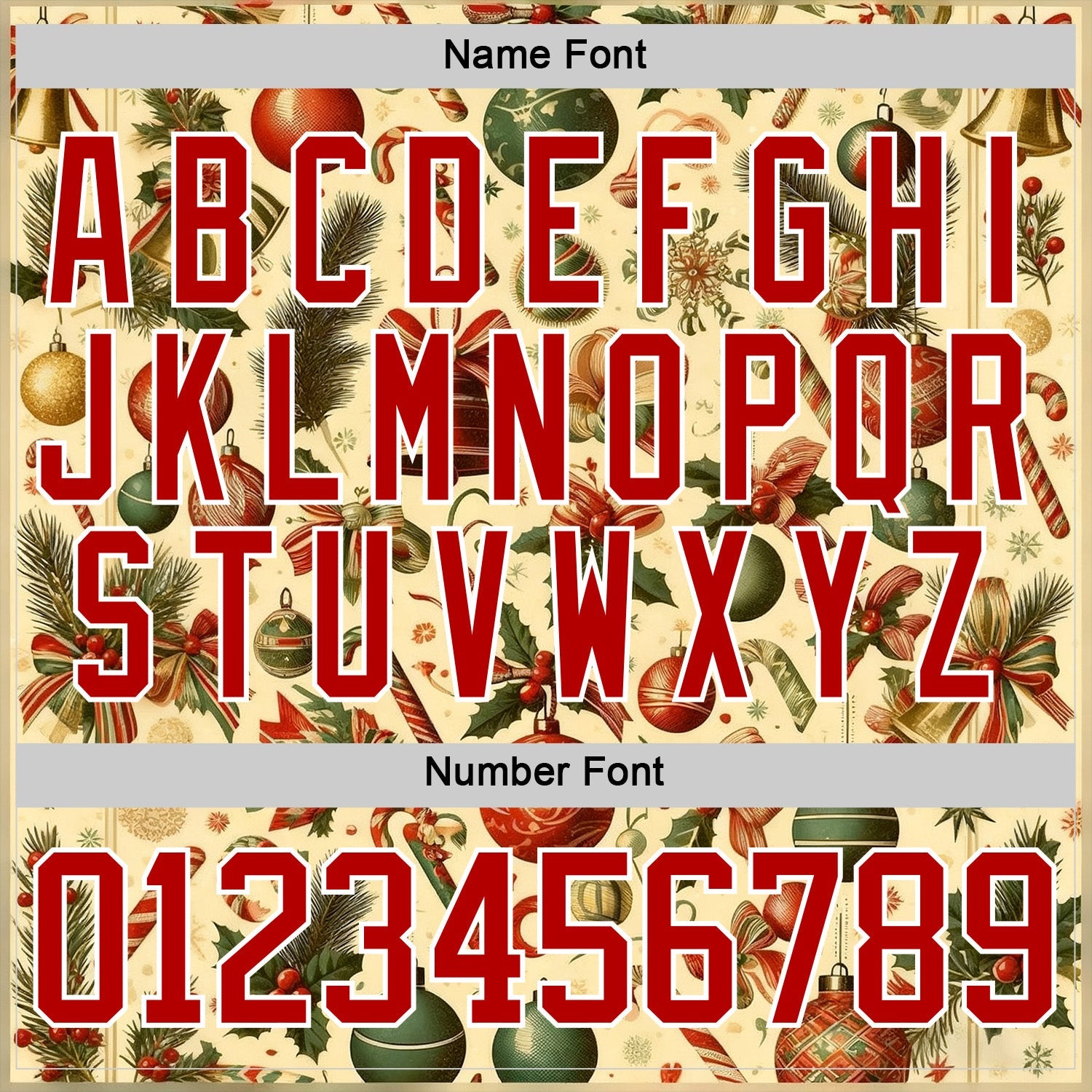 Custom Red Red-White 3D Christmas Hockey Lace Neck Jersey