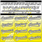 Custom Stitched Light Yellow White-Black 3D Pattern Design Geometrico Graph Sports Pullover Sweatshirt Hoodie