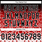 Custom Stitched Red Black-White 3D Pattern Design Geometrico Graph Sports Pullover Sweatshirt Hoodie