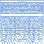 Custom Stitched Light Blue Light Blue-White 3D Pattern Design Geometrico Graph Sports Pullover Sweatshirt Hoodie