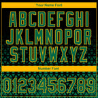 Custom Stitched Black Kelly Green-Gold 3D Pattern Design Geometrico Graph Sports Pullover Sweatshirt Hoodie