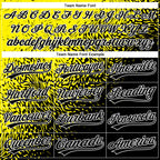Custom Stitched Light Yellow Black-White 3D Pattern Design Abstract Shape Sports Pullover Sweatshirt Hoodie