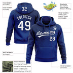 Custom Stitched Royal White-Navy 3D Pattern Design Abstract Shape Sports Pullover Sweatshirt Hoodie