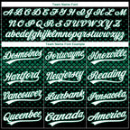 Custom Stitched Black White-Kelly Green 3D Pattern Design Geometrico Graph Sports Pullover Sweatshirt Hoodie
